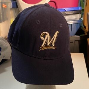 Milwaukee Brewers MLB The League Navy Blue Men’s Adjustable Baseball Hat Cap